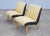 Mid-Century Modern 1950s Jens Risom Style Upholstered Scoop Lounge Chairs - a Pair For Sale - Image 3 of 13