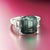 Natural Tourmaline Sapphire Ring 7 14k W Gold 8.7 TCW Certified For Sale - Image 14 of 14