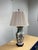 Chinese Chinese Famille Rose Table Lamp With Pleated Shade For Sale - Image 3 of 12