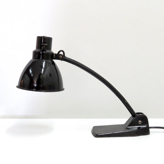 Metal Bauhaus Table Lamp by Gebr. Jacobus, 1940 For Sale - Image 7 of 10
