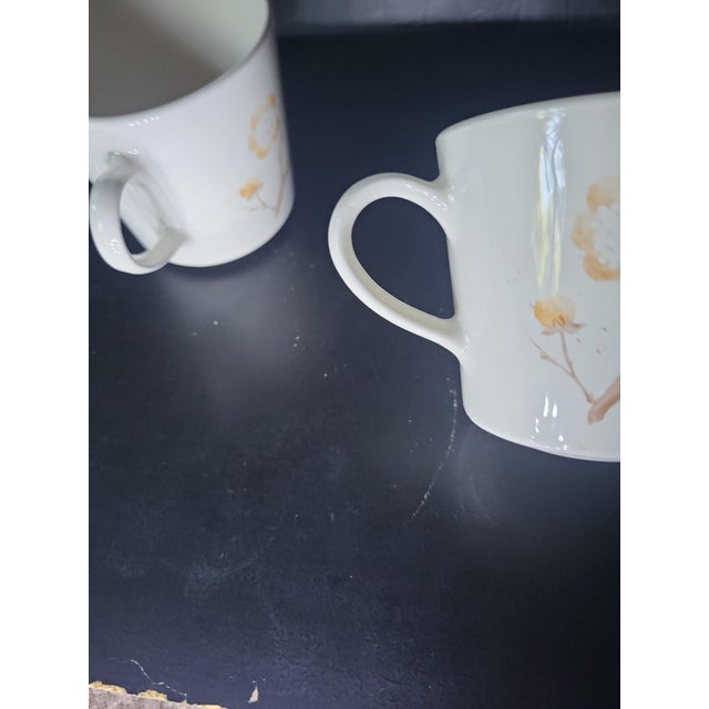 1980s Corelle Corning Ware Cherry Blossom Mugs For Sale In San Francisco - Image 6 of 10