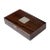 Box in Rosewood Inlaid with Silver by Hans Hansen, Mid-20th Century For Sale