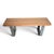Custom Maple and Forged Iron Bench For Sale - Image 4 of 7