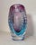 Pink High Quality Vintage Hand Blown Italian Murano Signed Art Studio Glass Vase For Sale - Image 8 of 14