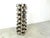 Sculptural floor lamp made of bent aluminum strips assembled in a very nice manner. Designed by Gaetano Sciolari but very...