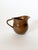 Vintage Mexican Enamelware Splatter Creamer Pitcher in a great rich brown with white splatter. Measures: 4" x 3" x 3" h
