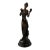 Mid-20th C. Bronze Sculpture - Woman With Mirror For Sale