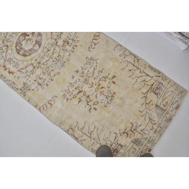 Handmade wool carpet in Turkish Anatolia , Vintage Oushak Rug,Turkish Vintage Anatolian Rug, Handmade wool Rug . One Of...