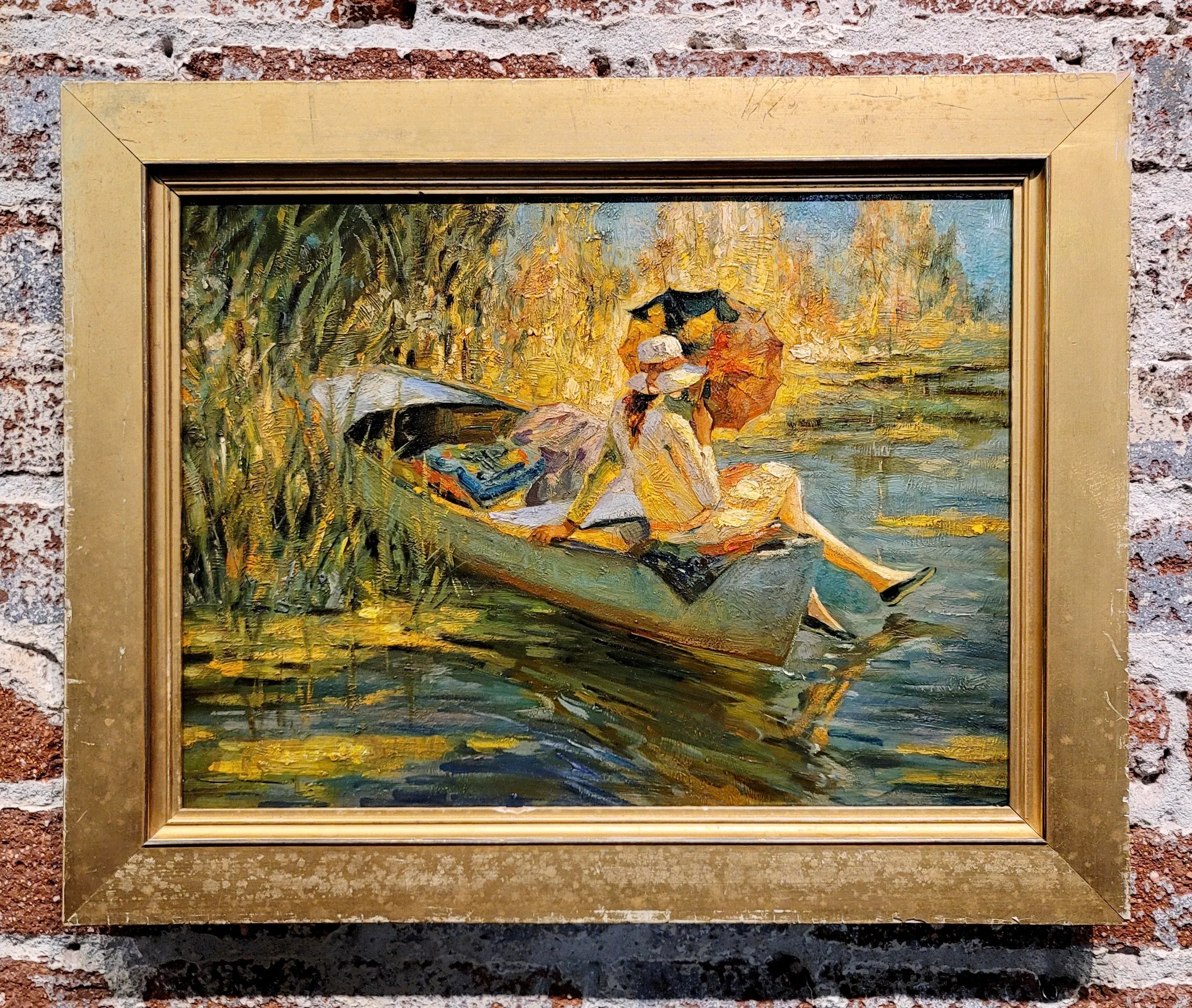 Manner of Edward Alfred Cucuel -Quite Waters (Afternoon at the