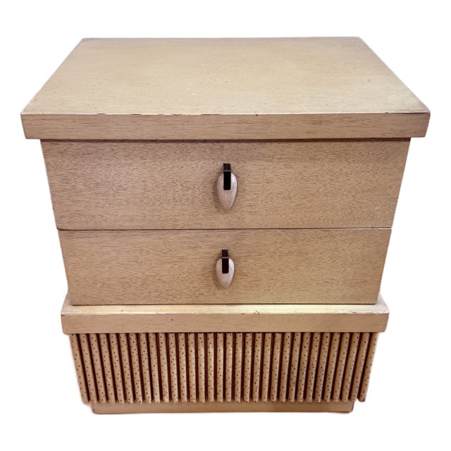 Rare Vintage MCM "Bali Hi" Nightstand by Merton Gershun for American of Martinsville For Sale