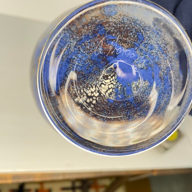 1990s 1990s Antonio Garcia Handblown Art Glass Vase For Sale - Image 5 of 8