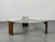 Mid-Century Modernist rare and well made Wenge wood and Glass Round Coffee Table Table is in good condition no damages on...