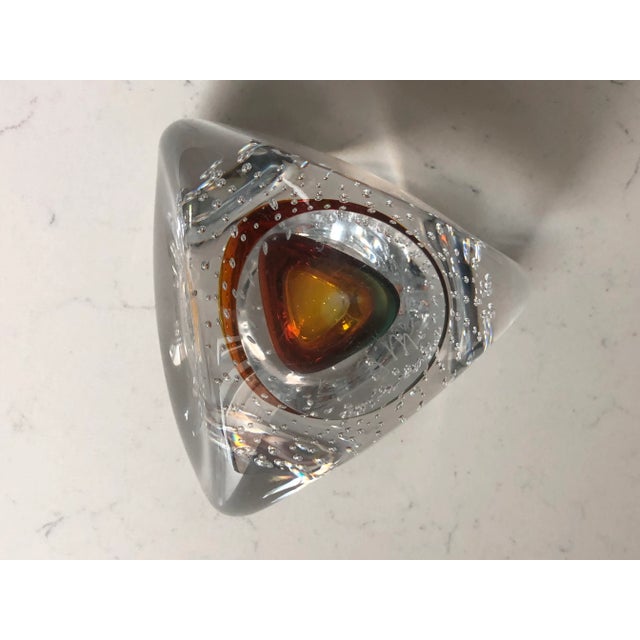 Pyrcak Handblown Bullicante Paperweight-Initialed For Sale In Houston - Image 6 of 9