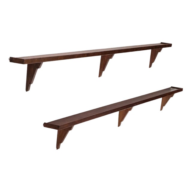 Swedish Pine Wall Shelf, 1930s For Sale
