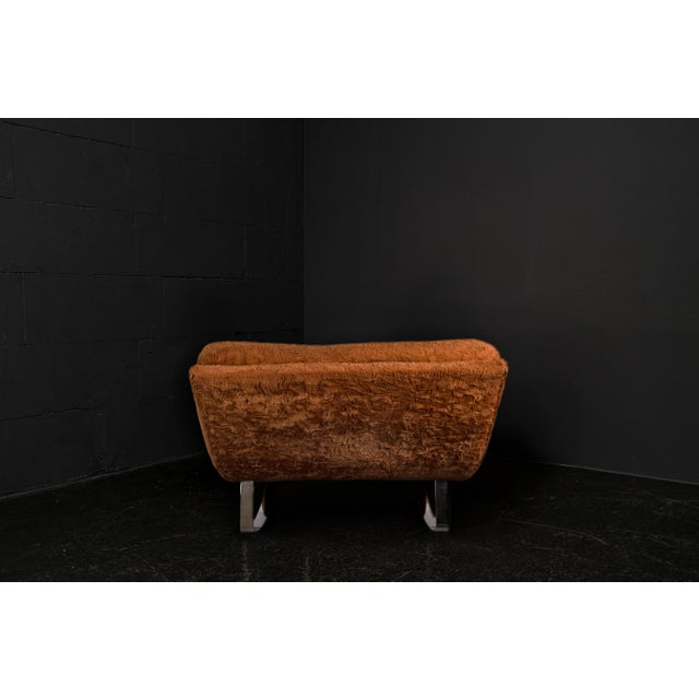 Mid-Century Model 1264 Wave Rocking Chair by Adrian Pearsall for Craft Associates, 1960s For Sale - Image 9 of 13