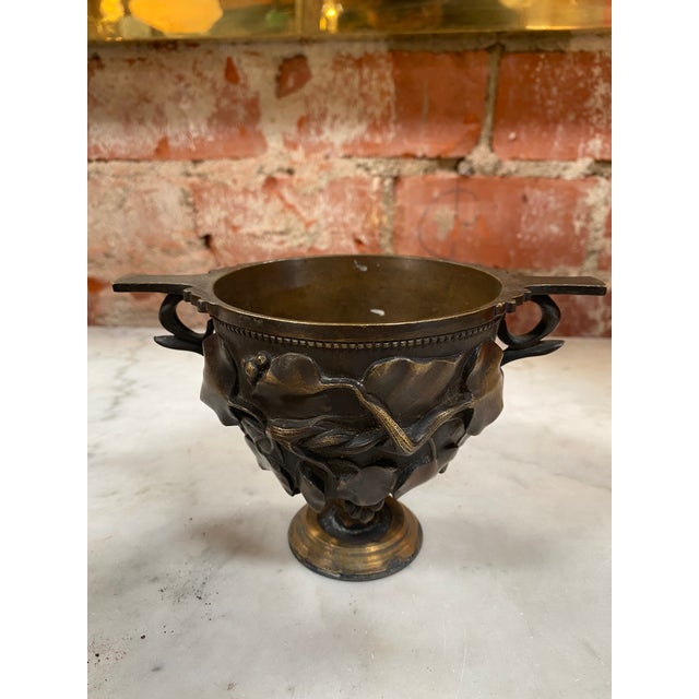 1930s Italian Vintage Bronze Vases - Set of 2 For Sale In Los Angeles - Image 6 of 9