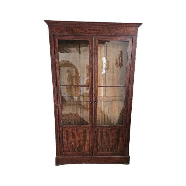 Small Mahogany Showcase, 19th Century For Sale