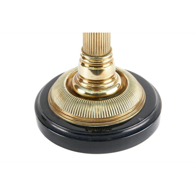 Late 19th Century Antique Victorian Brass Oil Lamp, 1880 For Sale - Image 5 of 9
