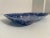 Late 19th Century Antique Blue & White Spongeware Platter - 8 X 11.5 For Sale - Image 5 of 9