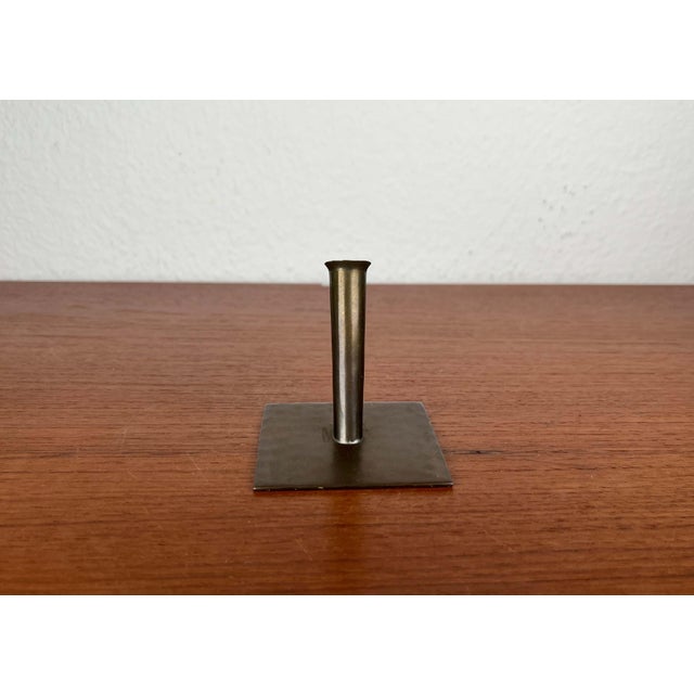 Gold Mid-Century Modern Minimalist German Brass Pen Holder, 1950s For Sale - Image 8 of 15