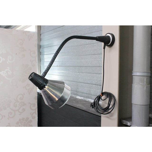 Industrial Velux 843 Wall Lamp with Magnet, 1970s For Sale - Image 4 of 15