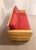 Wood and Red Leather Sofa from Sprenger Möbel, Switzerland, 2000s For Sale - Image 10 of 18