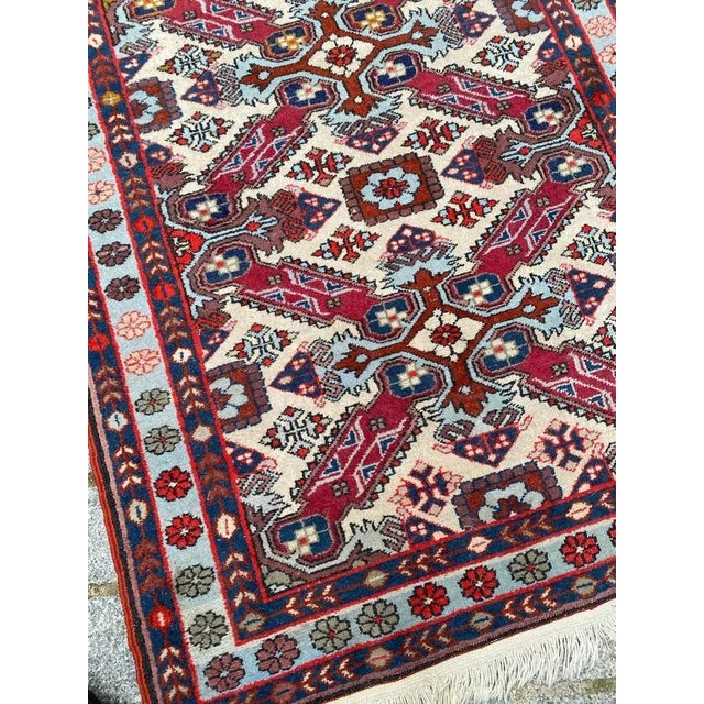 Small Vintage Azerbanjan Azerbwan Rug For Sale - Image 9 of 11