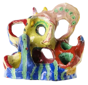 Alfonso Reyes, Two Faced Monsters, Acrylic on Canvas