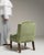 Here is a upholstered piece, its sage green woven texture the first thing to catch the eye. Originating in France during...