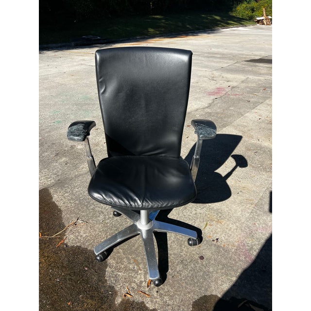 Modern Vintage Knoll Life Swivel Office Chair For Sale - Image 3 of 8