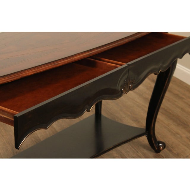 Hooker Furniture Hooker Furniture 'Grandover' Ebonized Console Table For Sale - Image 4 of 12
