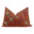 Sangrur Sunburst, Antique Phulkari Lumbar Pillow Cover For Sale