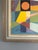 Paint Mid-Century Modern 'Modernist Mosaic' Vintage Original Swedish Geometric Abstract Oil Painting, Framed For Sale - Image 7 of 9