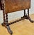 Folding Center Table in Walnut, 1890s For Sale - Image 12 of 18