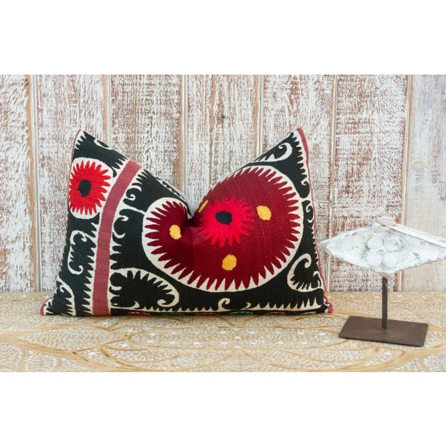 Laisa Bukhara Suzani Lumbar Pillow For Sale - Image 9 of 10