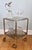 Metal Vintage Art Deco Italian Brass Serving Cart For Sale - Image 7 of 8