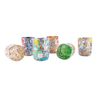 Murano Glasses from YourMurano, Set of 6 For Sale