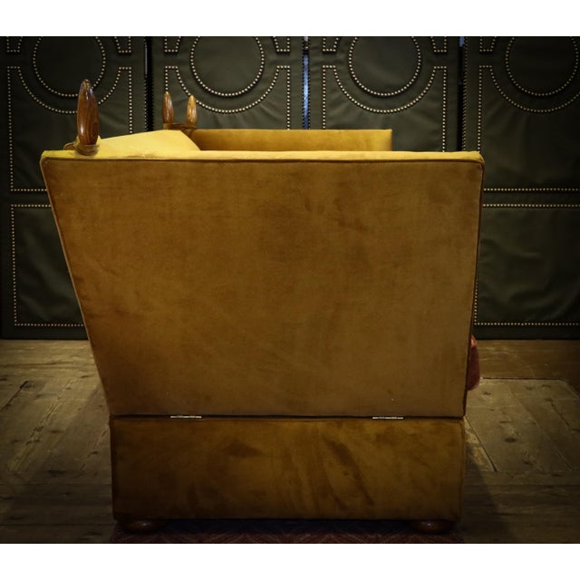 Tiplady 3-Seater Sofa in Butterscotch and Salmon Velvet from George Smith, 2010s For Sale - Image 6 of 18