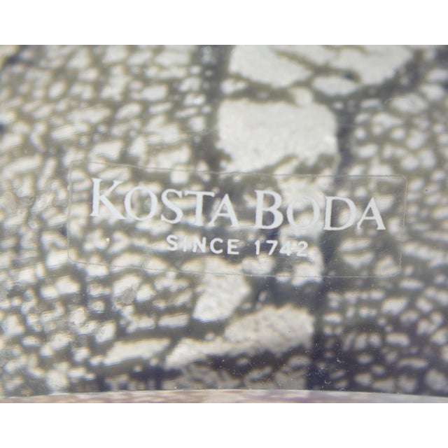 Late 20th Century Kosta Boda Limited Edition Flying Man Paperweight by Bertil Vallien For Sale - Image 5 of 8