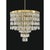 Collection lyra chandelier, metal and crystal, ncs 114/100 by jago dimensions: d 100 x h 85 cm. Materials: metal, crystal....