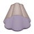 Jamie Young Scalloped Lamp Shade in Natural Linen, Small For Sale - Image 4 of 4