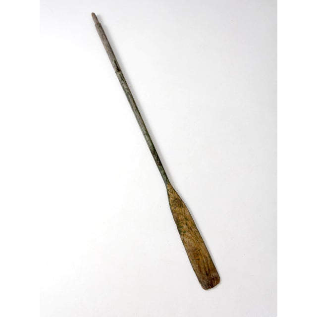 Antique Wooden Boat Oar For Sale - Image 6 of 13