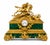Elegant luxury desktop clock crafted with premium brass and rich malachite-inspired detailing. Designed to add...