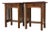 1990s Stickley Style Oak Nightstands - A Pair For Sale