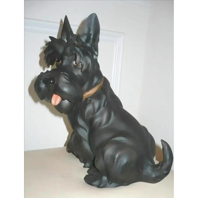 Late 20th Century Vintage Florence Studio Scottie Dog Figurine For Sale - Image 4 of 6