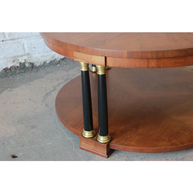 Baker Furniture Round Neoclassical Coffee Table Chairish