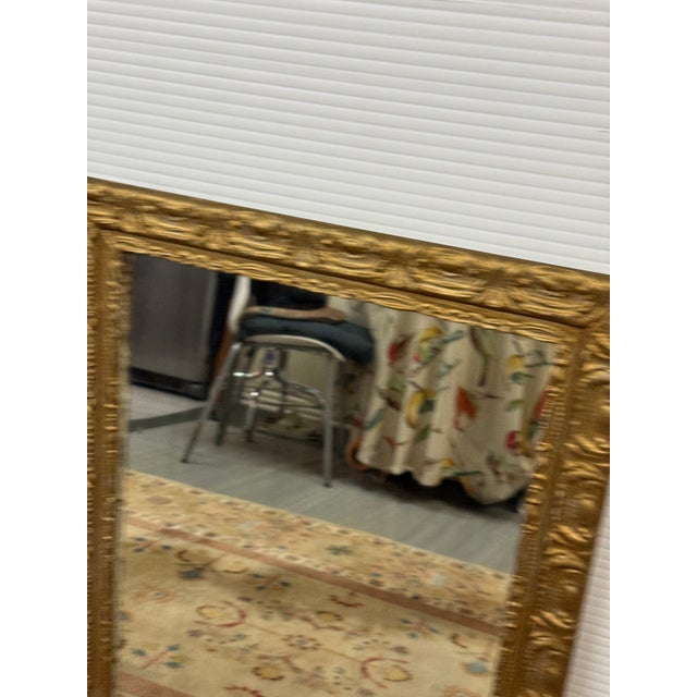 Golden Gilt Wood Wall Mirror For Sale In San Francisco - Image 6 of 12