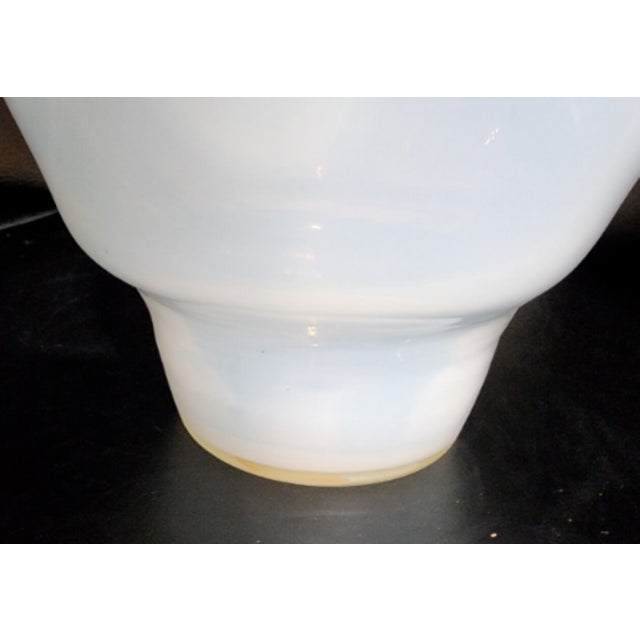 Beautiful Antique Opaline Opalescent Glass Vase For Sale - Image 9 of 11