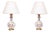 Large Hand Painted Chinoiserie Table Lamps, France, 1950s, Set of 2 For Sale