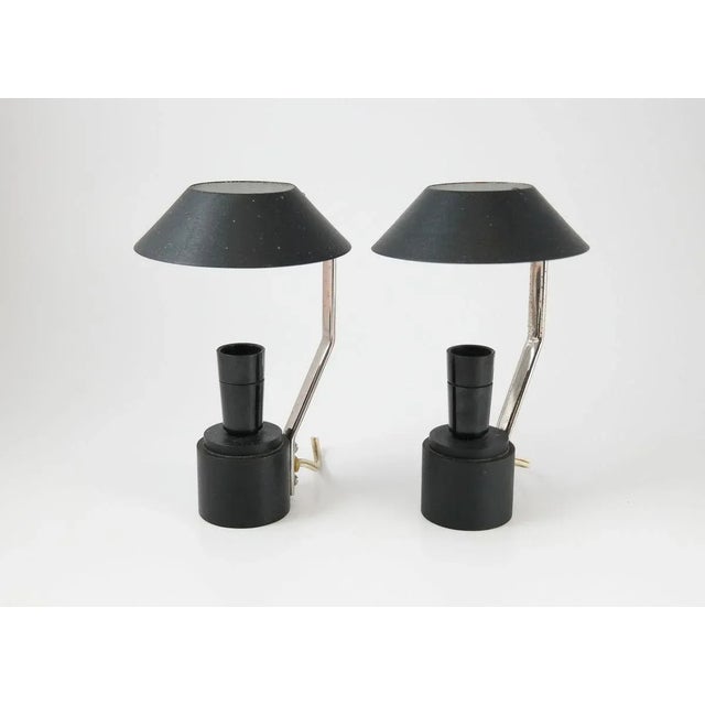 Mid-Century Modern Table Lamps, 1980s, Set of 2 For Sale - Image 3 of 11